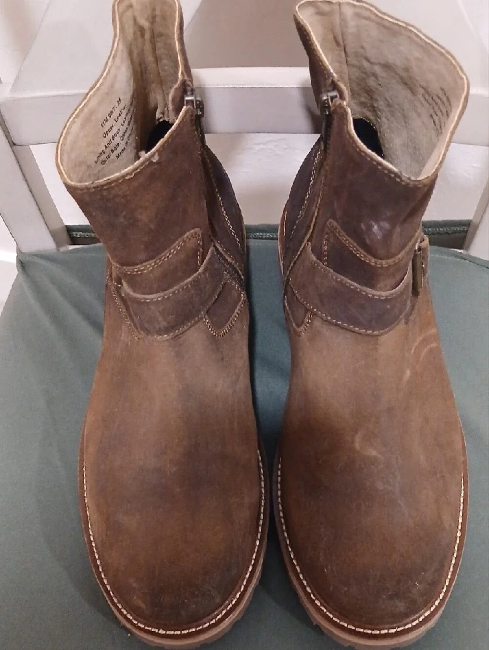 Banana Republic Brown Suede Chukka Zip Boots